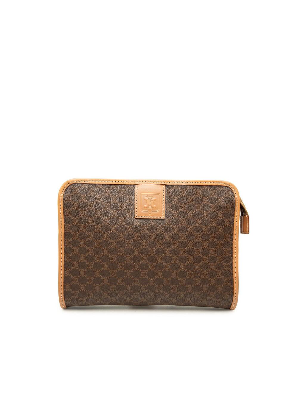 Celine Macadam Coated Canvas Clutch #362568C33B